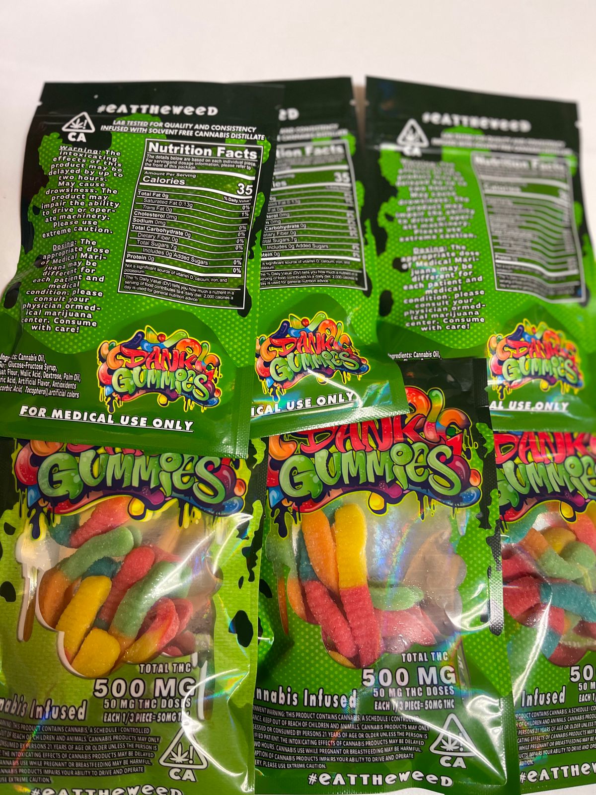 Dank Gummies 500mg